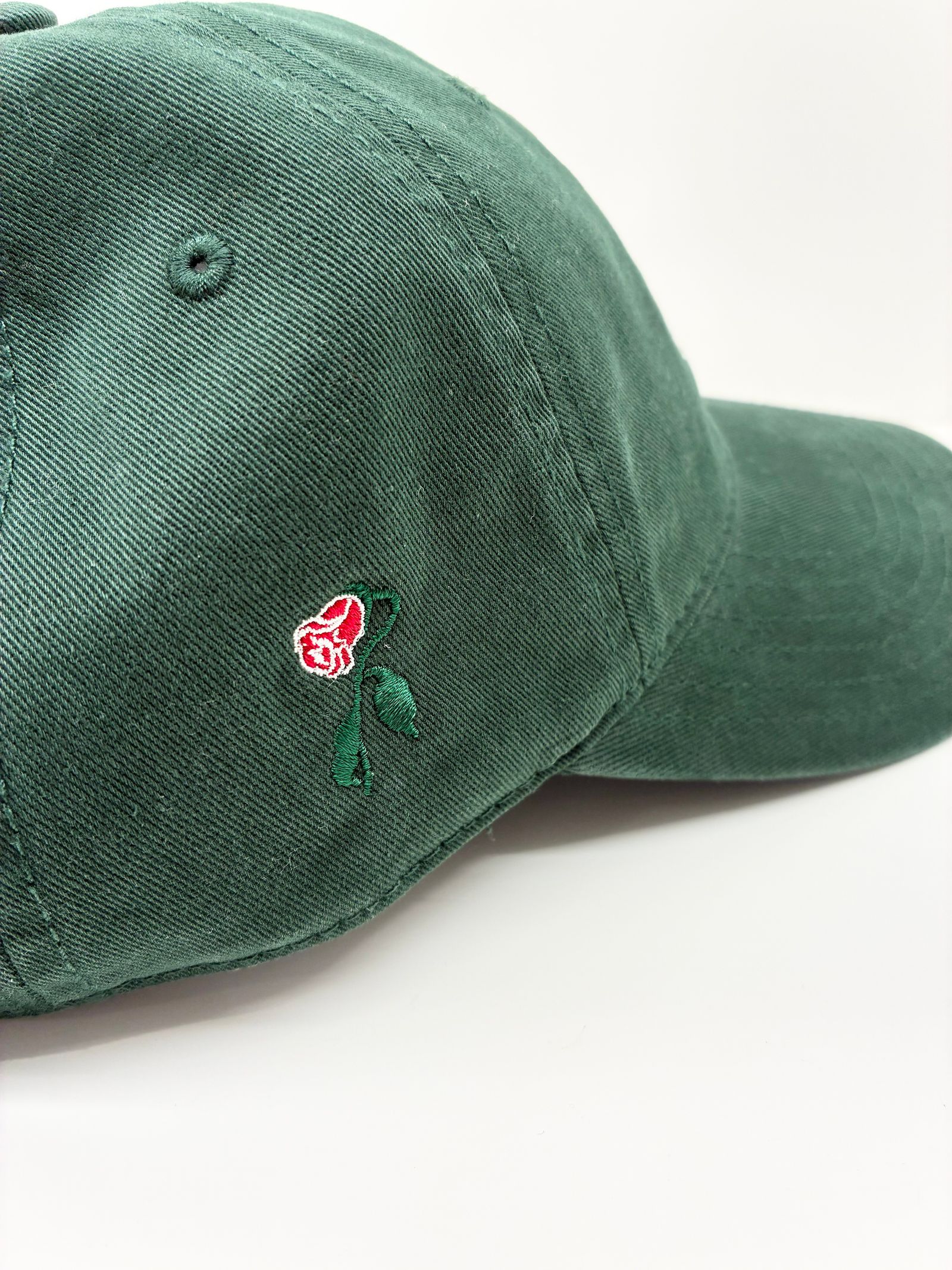 Sherry Rose Cap / 刺繍ロゴキャップ / グリーン