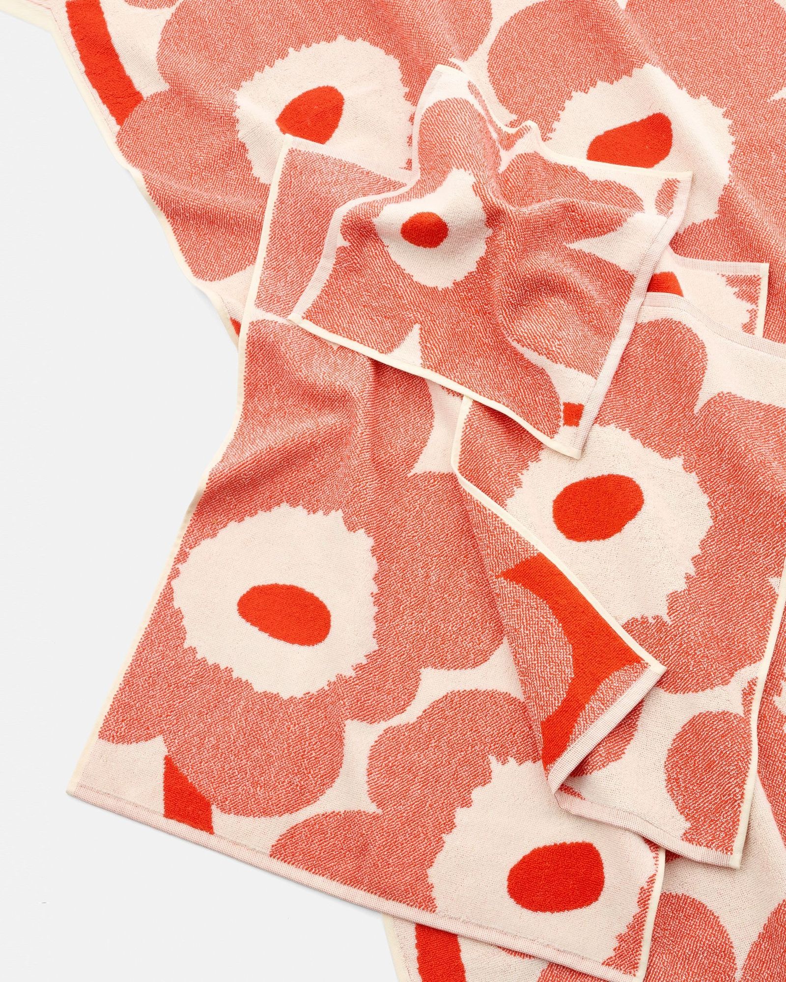 Unikko / ミニタオル / タオルハンカチ / 32×32cm / オレンジ