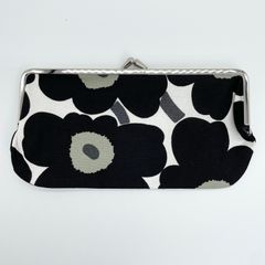 Mini Unikko Silmalasikukkaro がま口ポーチ