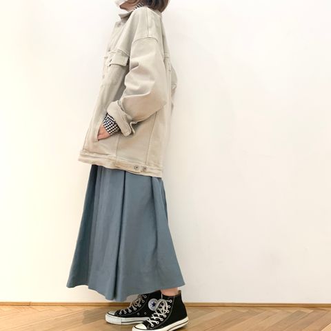 ニュアンスカラーが羽織るだけで今年らしい雰囲気になるYANUKのGジャン