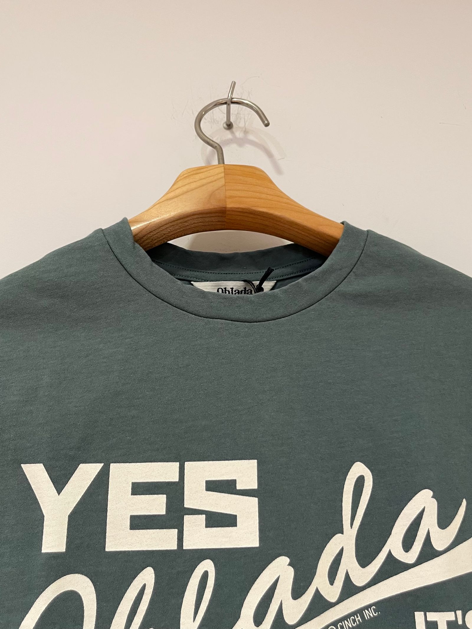 YES OBLADA LOGO TEE / ロゴTシャツ / グリーン