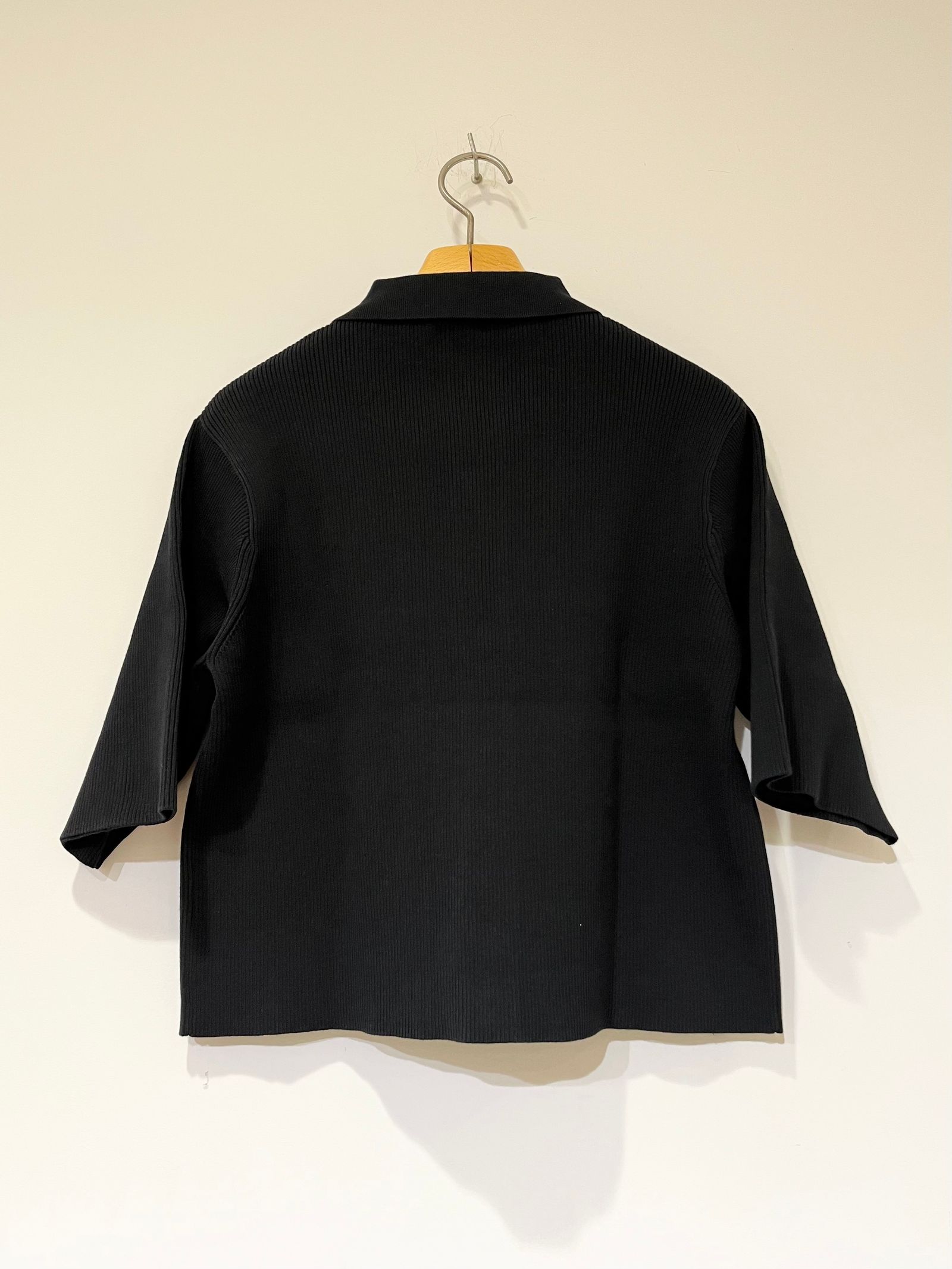 oblada - POLO KNIT / ポロニット / ブルー | HALLOW's web store