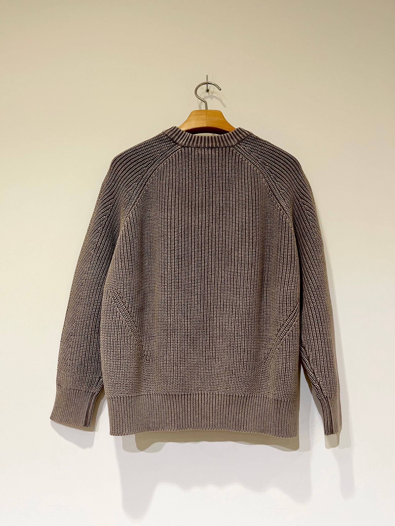 Chelsea Washed Cotton Sweater / コットンニット / ベージュ