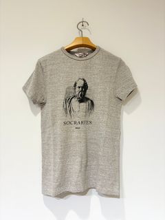 SOCRATES TEE / プリントTシャツ / グレー