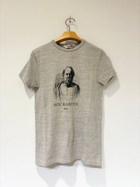 SOCRATES TEE / プリントTシャツ / グレー