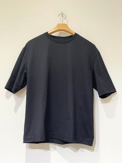 C/P Tricot Tee / コットンポリエステル半袖Tシャツ / ネイビーブラック