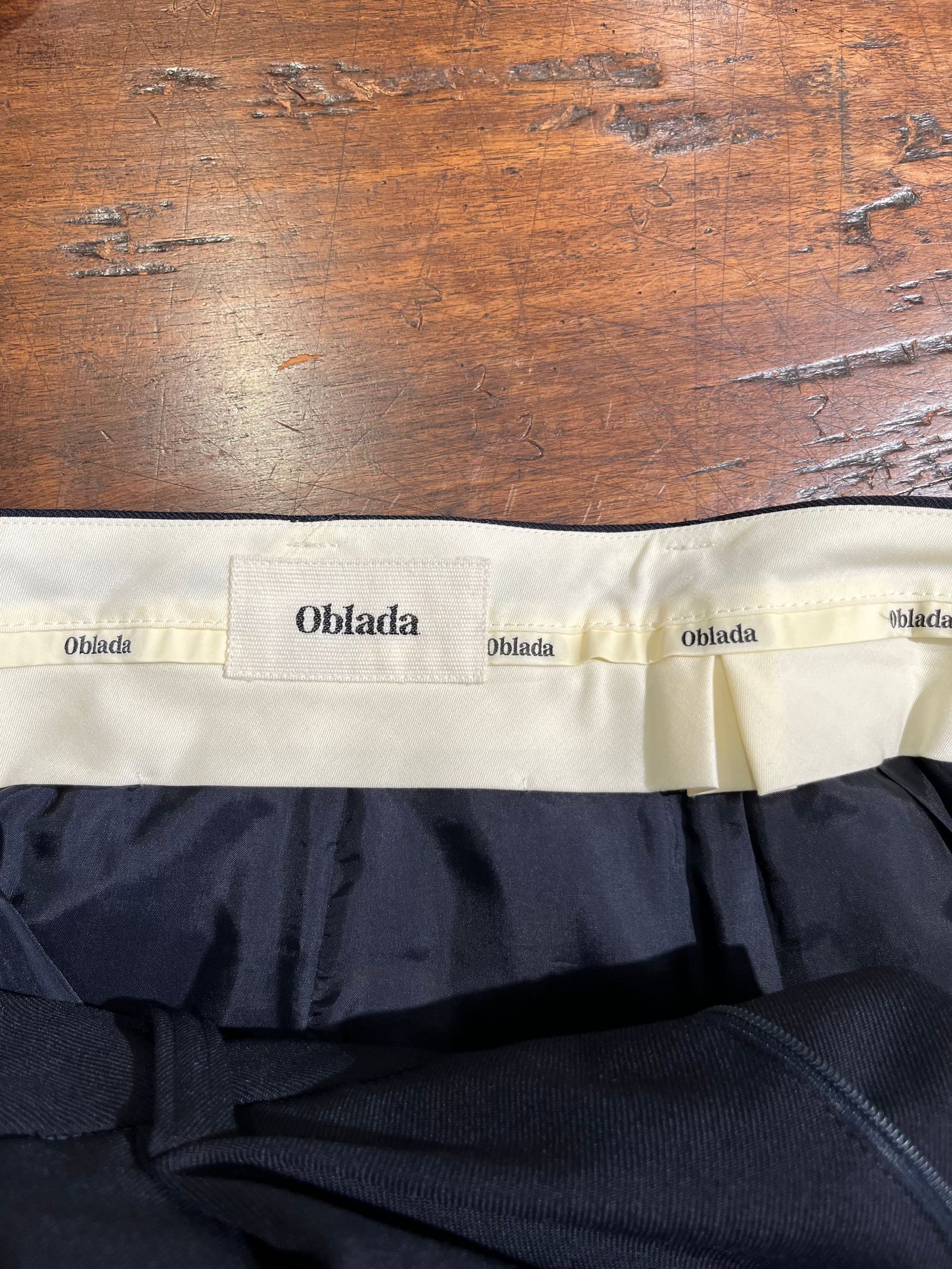 OFFICER SKIRT / タイトスカート / ネイビー