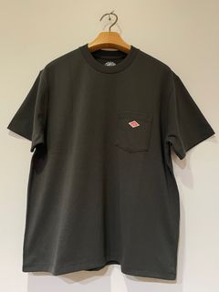 WOMEN'S SHORT SLEEVE POCKET T-SHIRT PLAIN / 半袖ポケットTシャツ / グレー