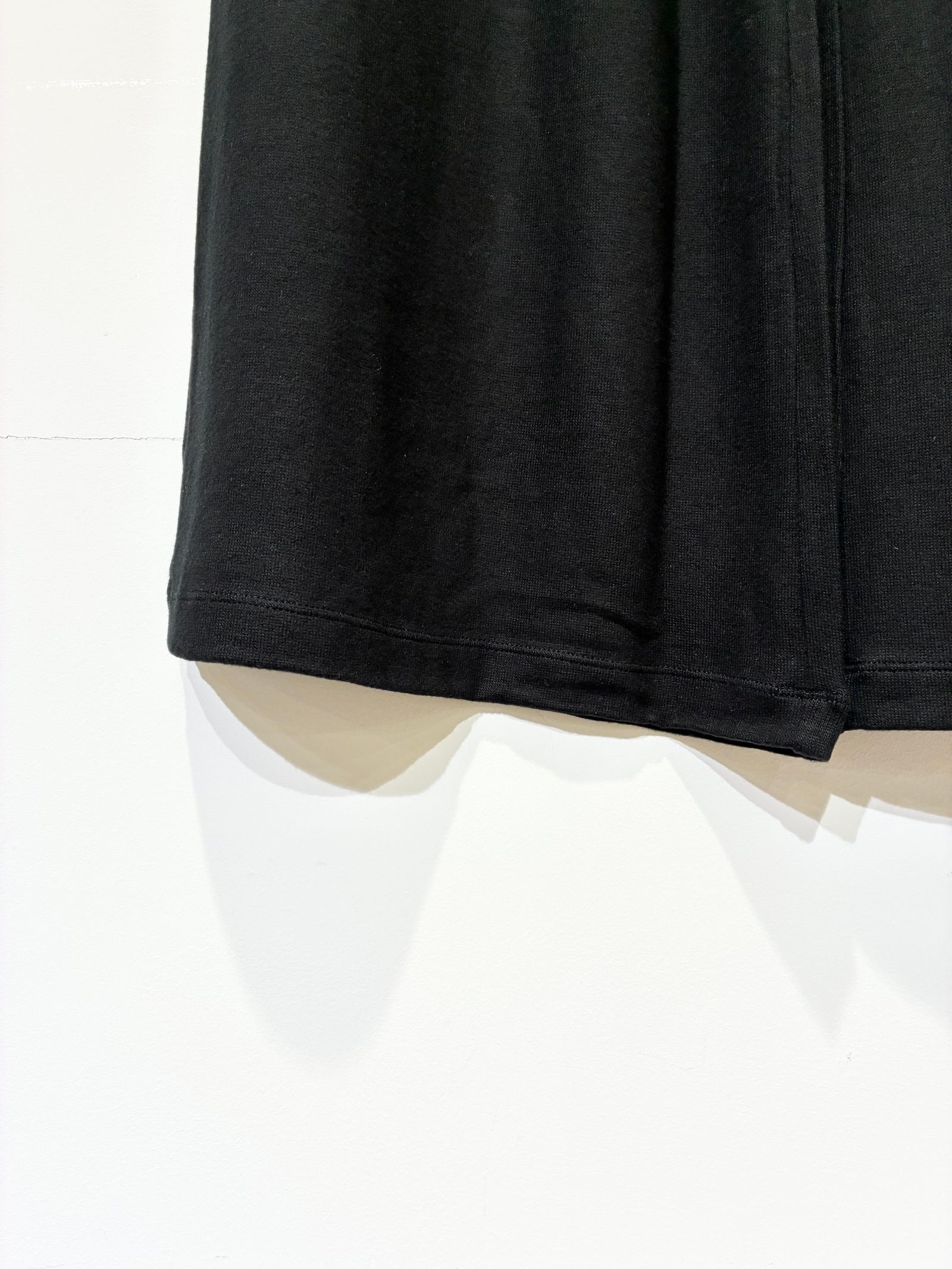 ブラッシュドセーター ワイドパンツ / ニットパンツ / ブラック