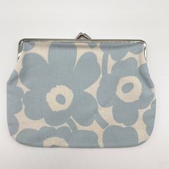 Puolikas Kukkaro Mini Unikko がま口ポーチ