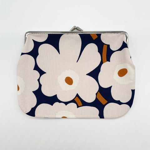 Puolikas Kukkaro Mini Unikko がま口ポーチ