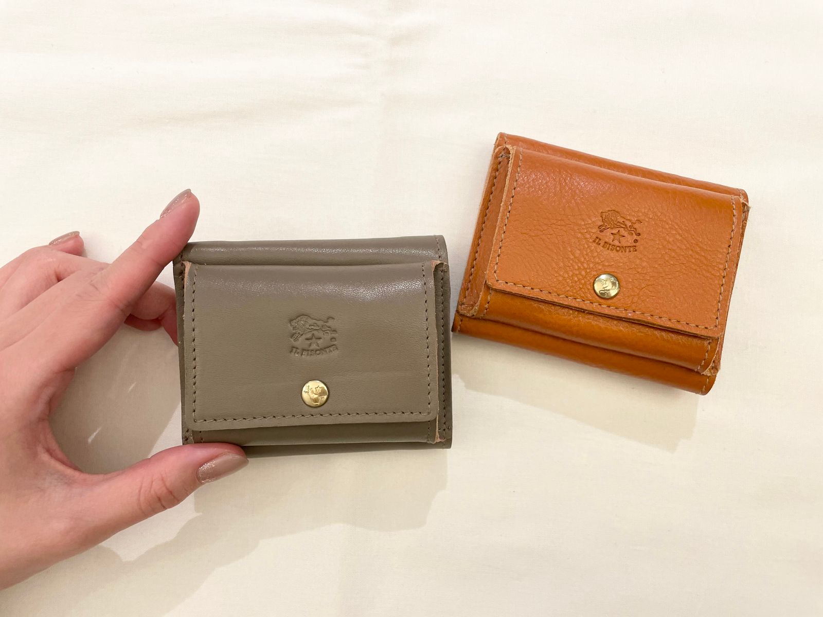 IL BISONTE 21SS限定カラー三つ折りミニ財布 | HALLOW's web store