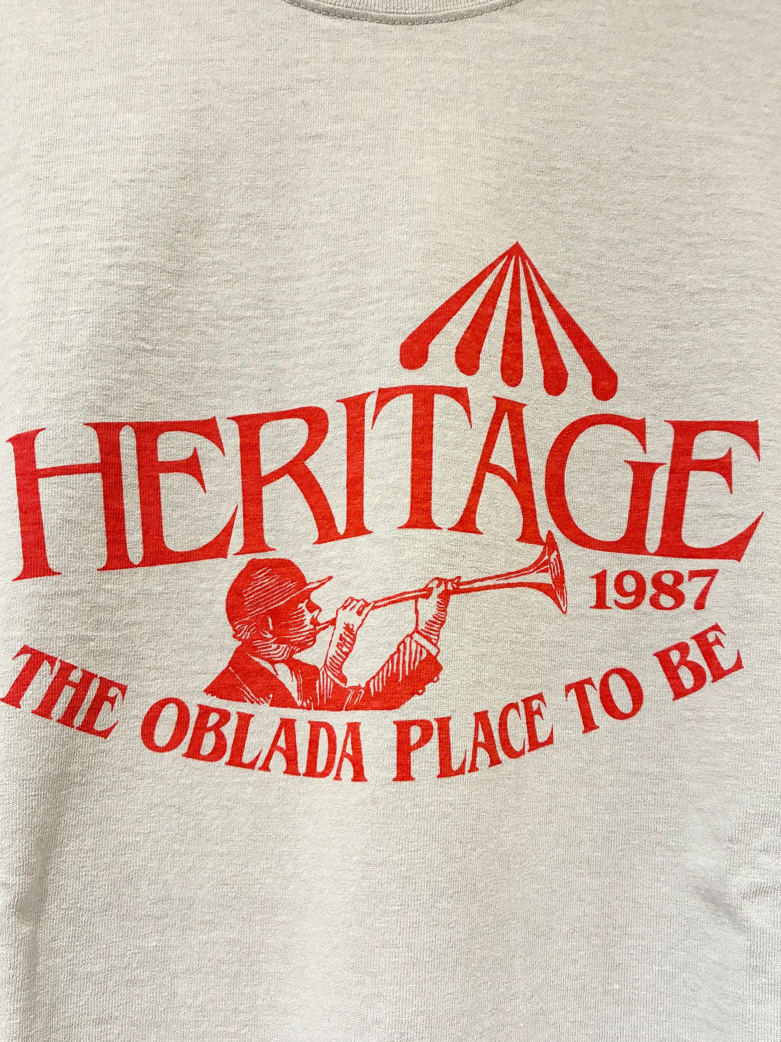 【Oblada】オブラダ　HERITAGE TEE グレー　25SS レディース】HERITAGE TEE | Oblada(オブラダ) / トップス