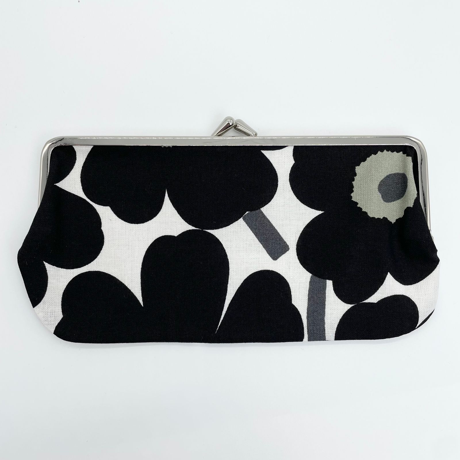 Mini Unikko Silmalasikukkaro がま口ポーチ