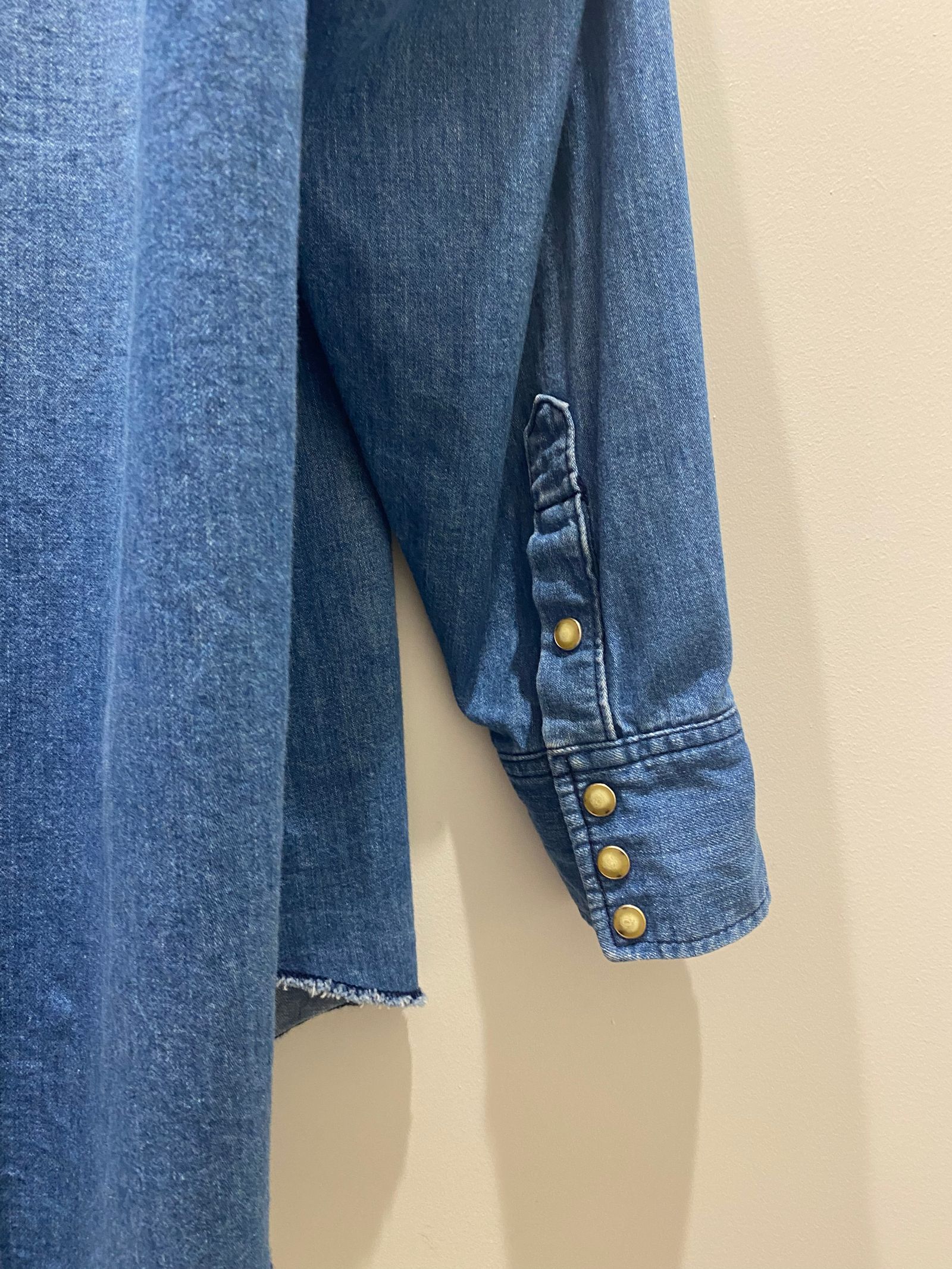 nowos - nowos ノーウォス OVERSIZED DENIM SHIRT オーバーサイズ