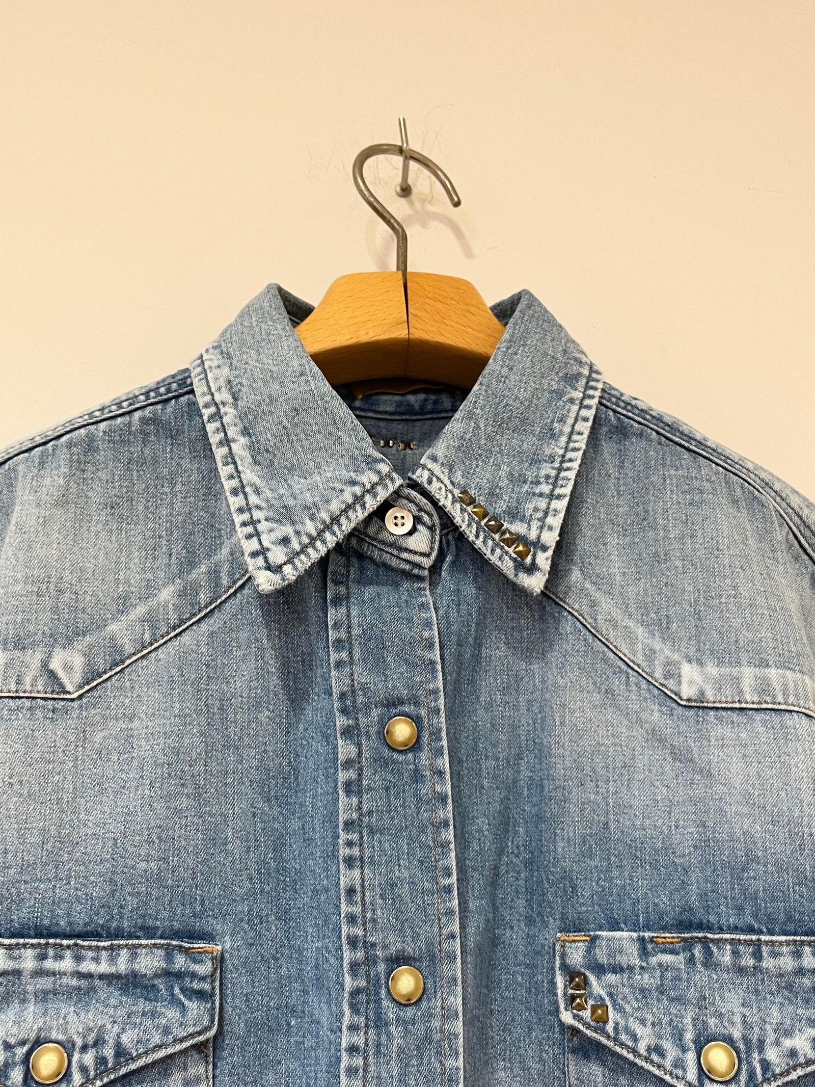 Denim Shirt / デニムシャツ / スタッズ / インディゴ
