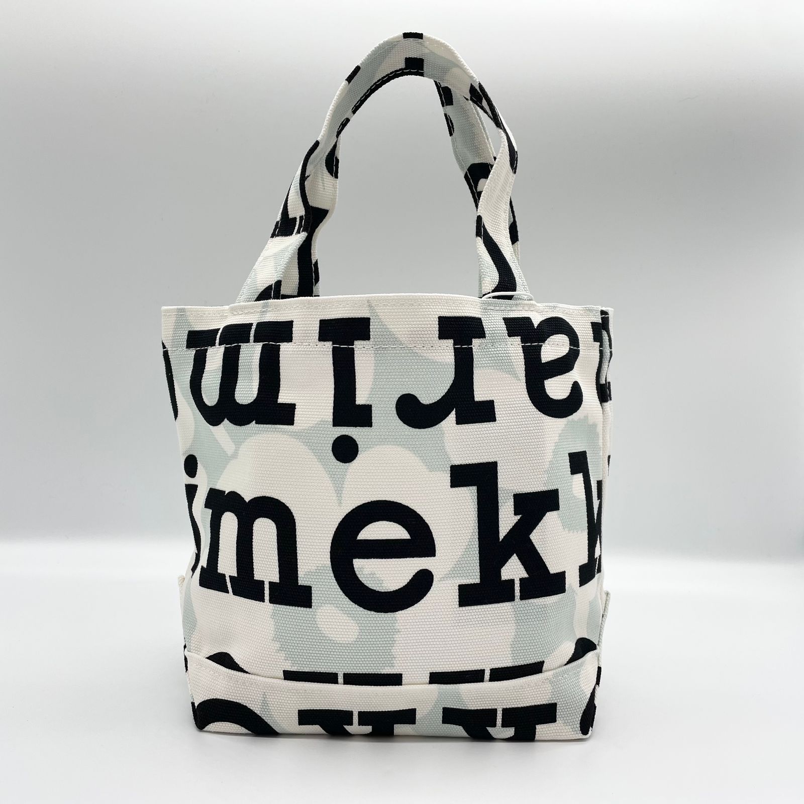 Marimekko - Pieni Ahkera Unikko Logo トートバッグ | HALLOW's web store