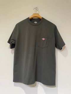MEN'S SHORT SLEEVE POCKET T-SHIRT PLAIN / 半袖ポケットTシャツ / グレー