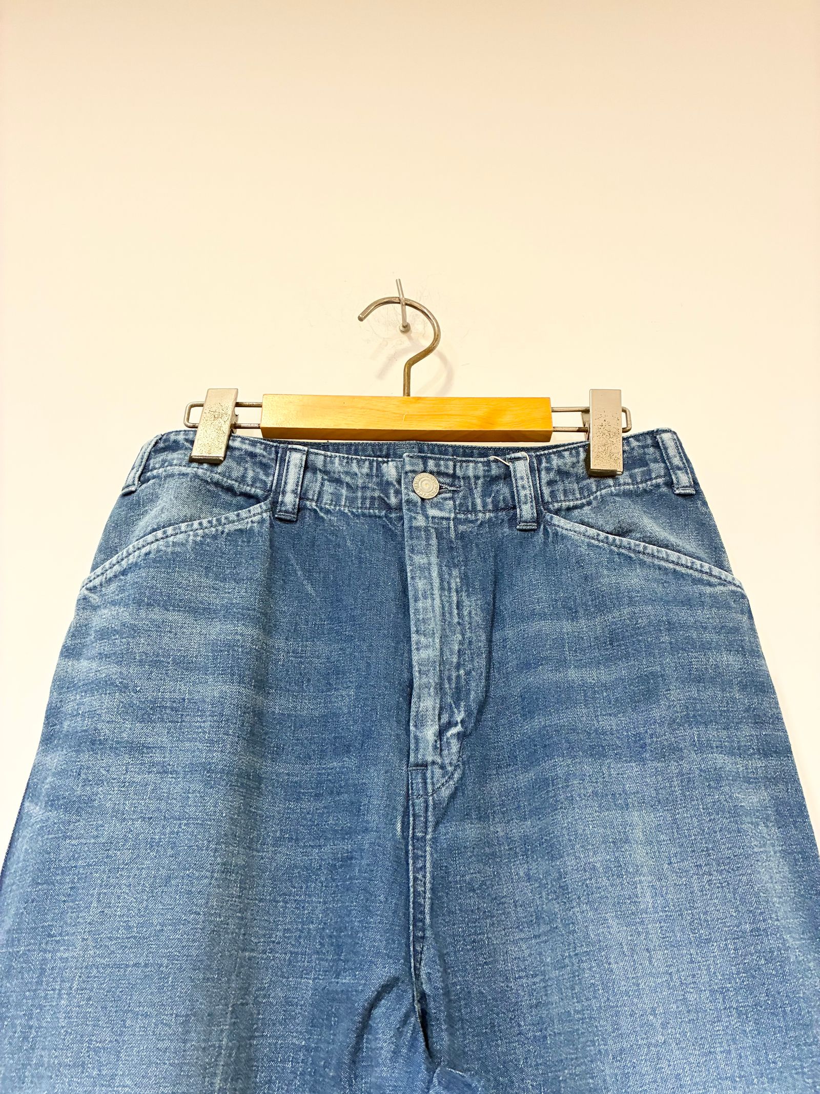 Denim Pants / ワイドストレートデニム / ブルー / インディゴ