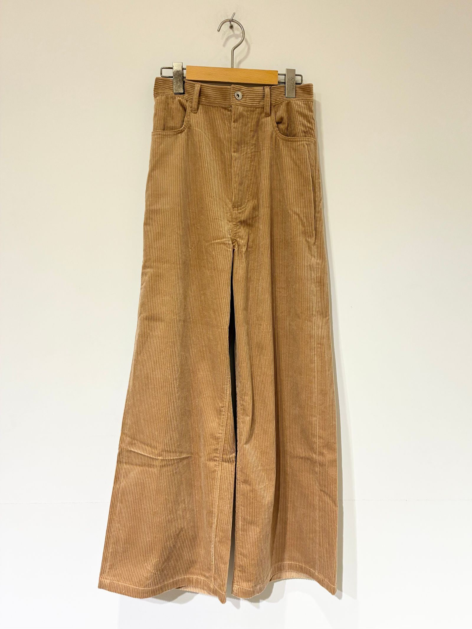 バルキーコーデュロイ パンツ / ワイドパンツ / キャメル