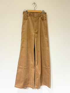 バルキーコーデュロイ パンツ / ワイドパンツ / キャメル