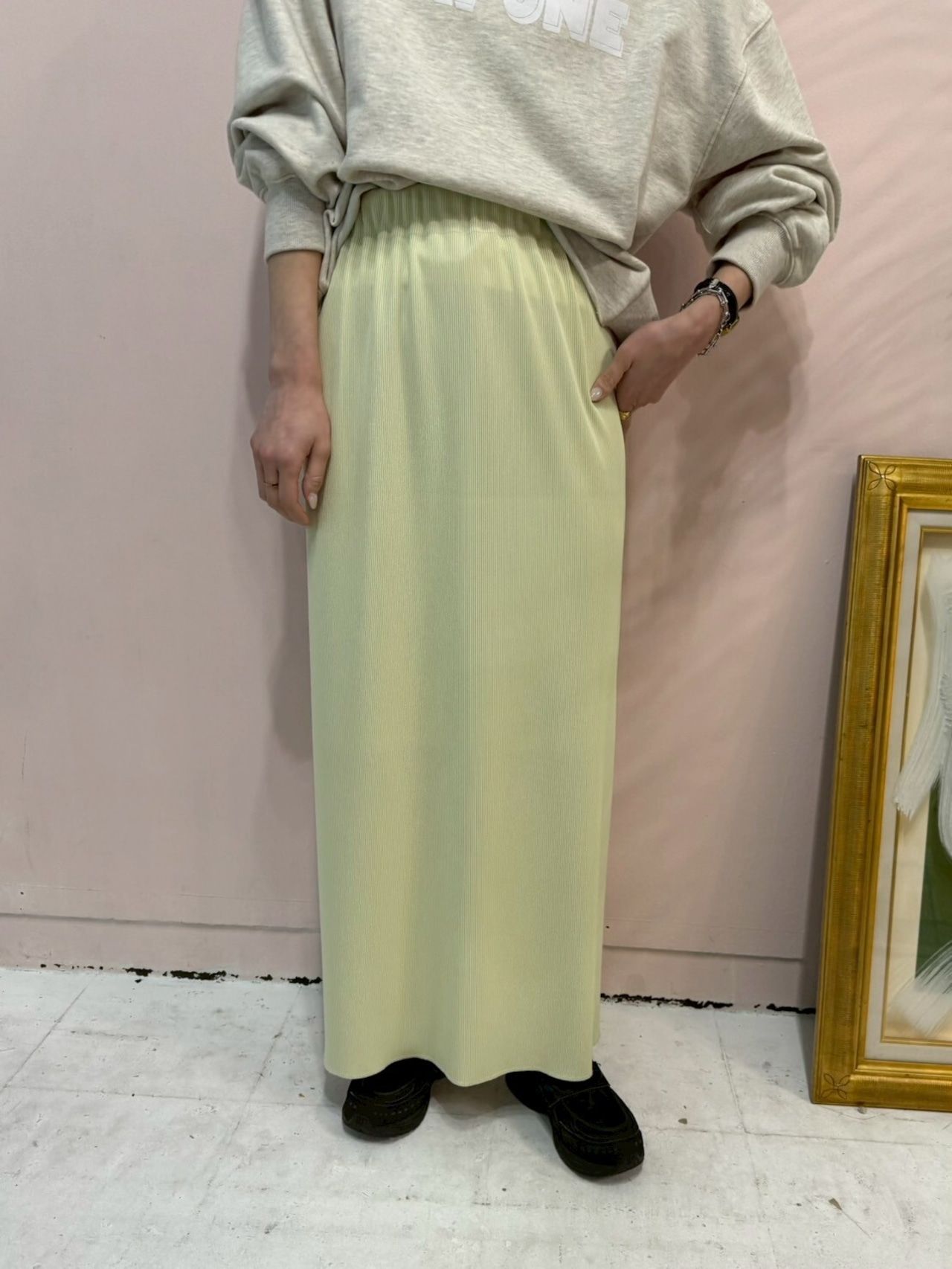 rib tight skirt / リブタイトスカート / タイトスカート / ミントグリーン