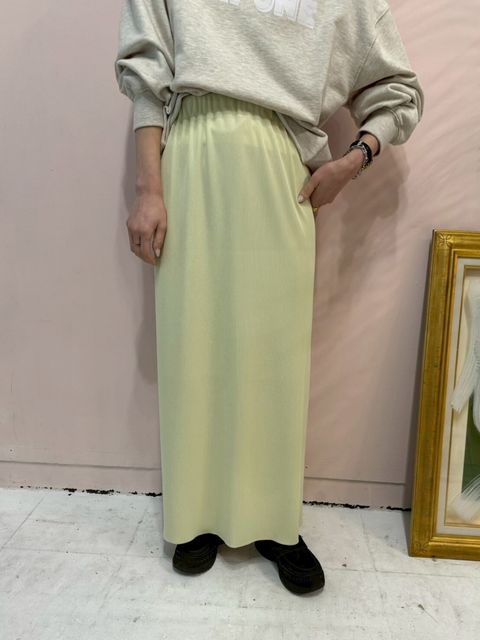 rib tight skirt / リブタイトスカート / タイトスカート / ミントグリーン