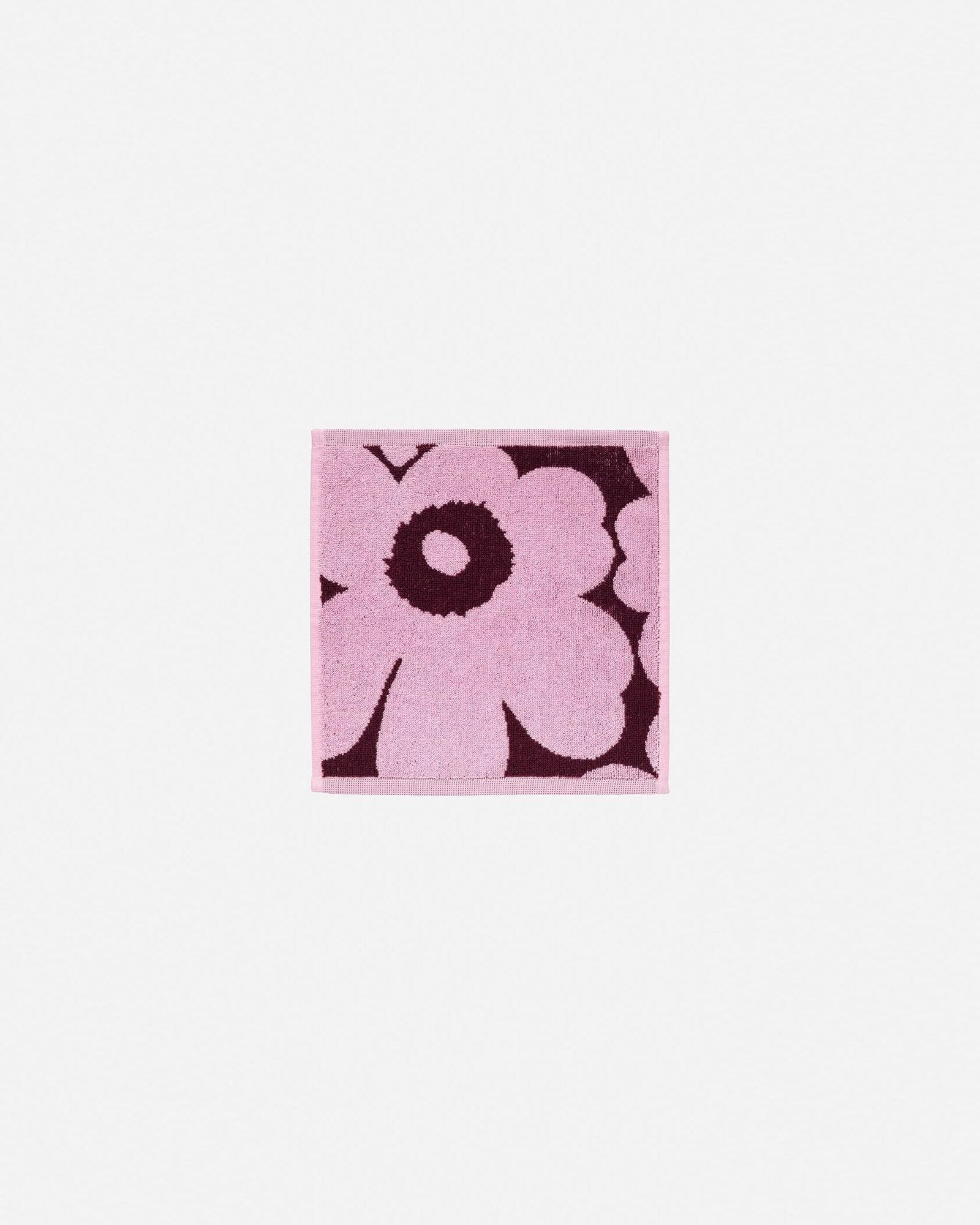 【日本限定】Unikko / ミニタオル / 26×26cm / ワインレッド / バーガンディ / ピンク