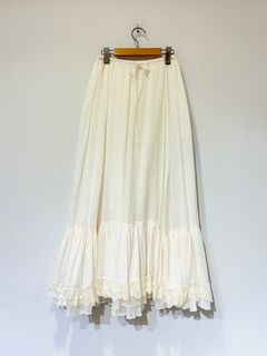 【ラスト1点】Lace Skirt / レーススカート / ホワイト