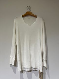 U-neck Long Sleeve T-shirt ロングスリーブTシャツ nowos 6201005963
