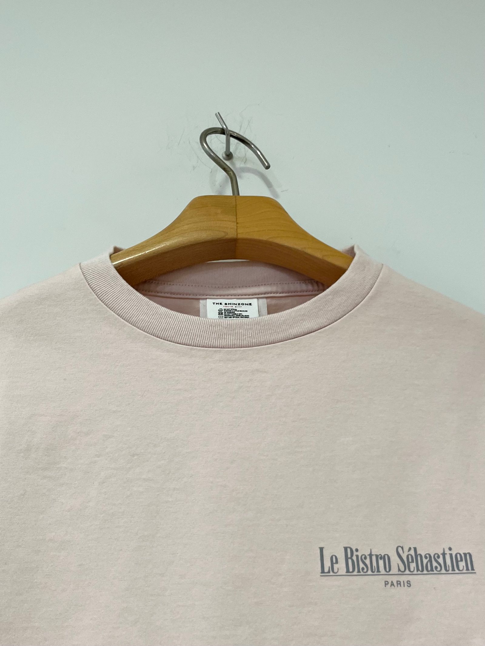BISTRO MENU TEE / プリントTシャツ / ピンク