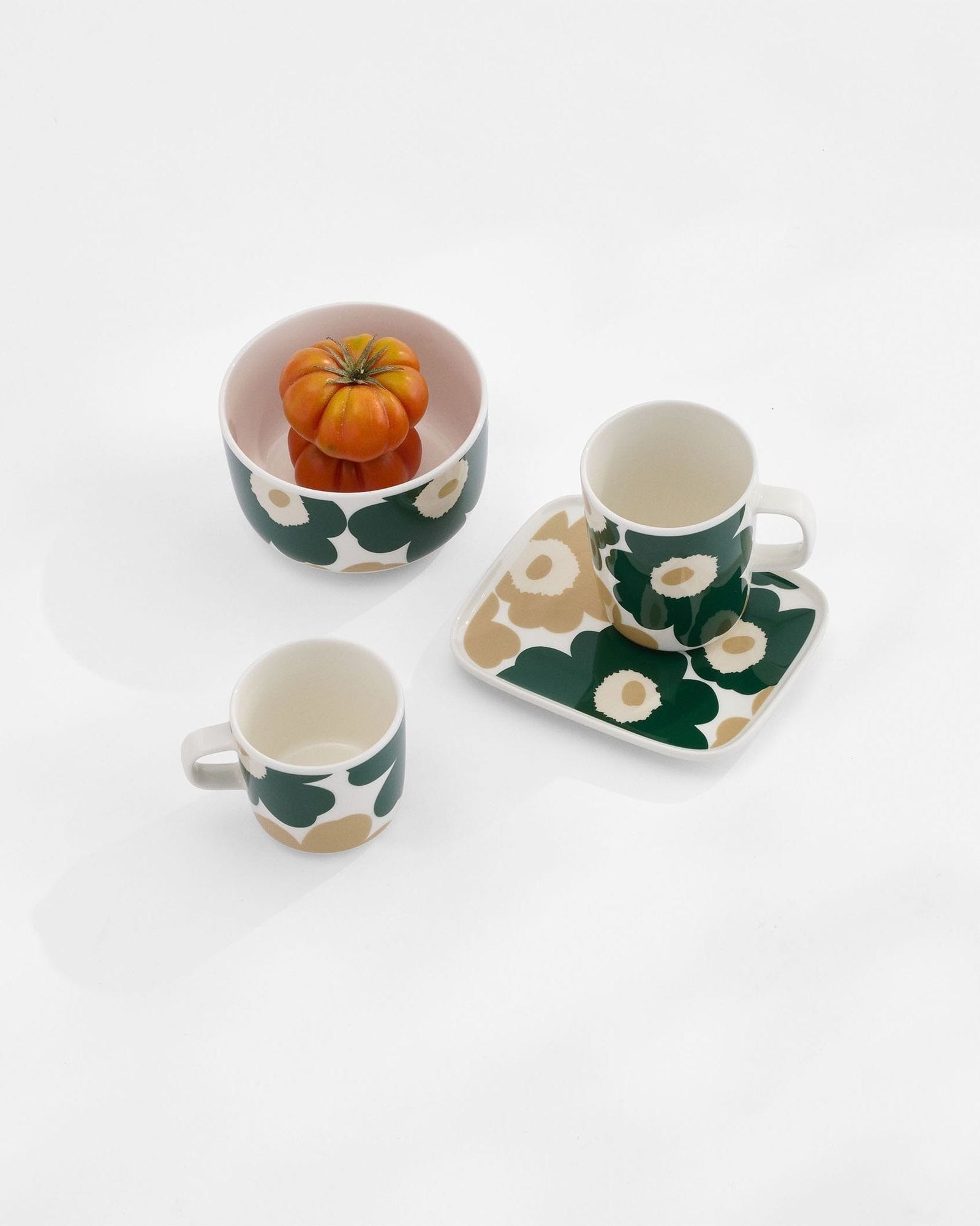 Unikko マグカップ 250ml / グリーン / ベージュ