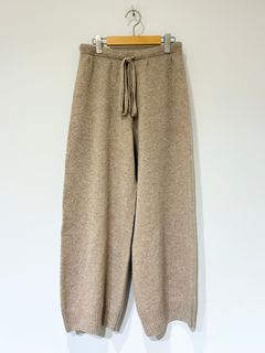 ミドルゲージニットパンツ / ベージュ