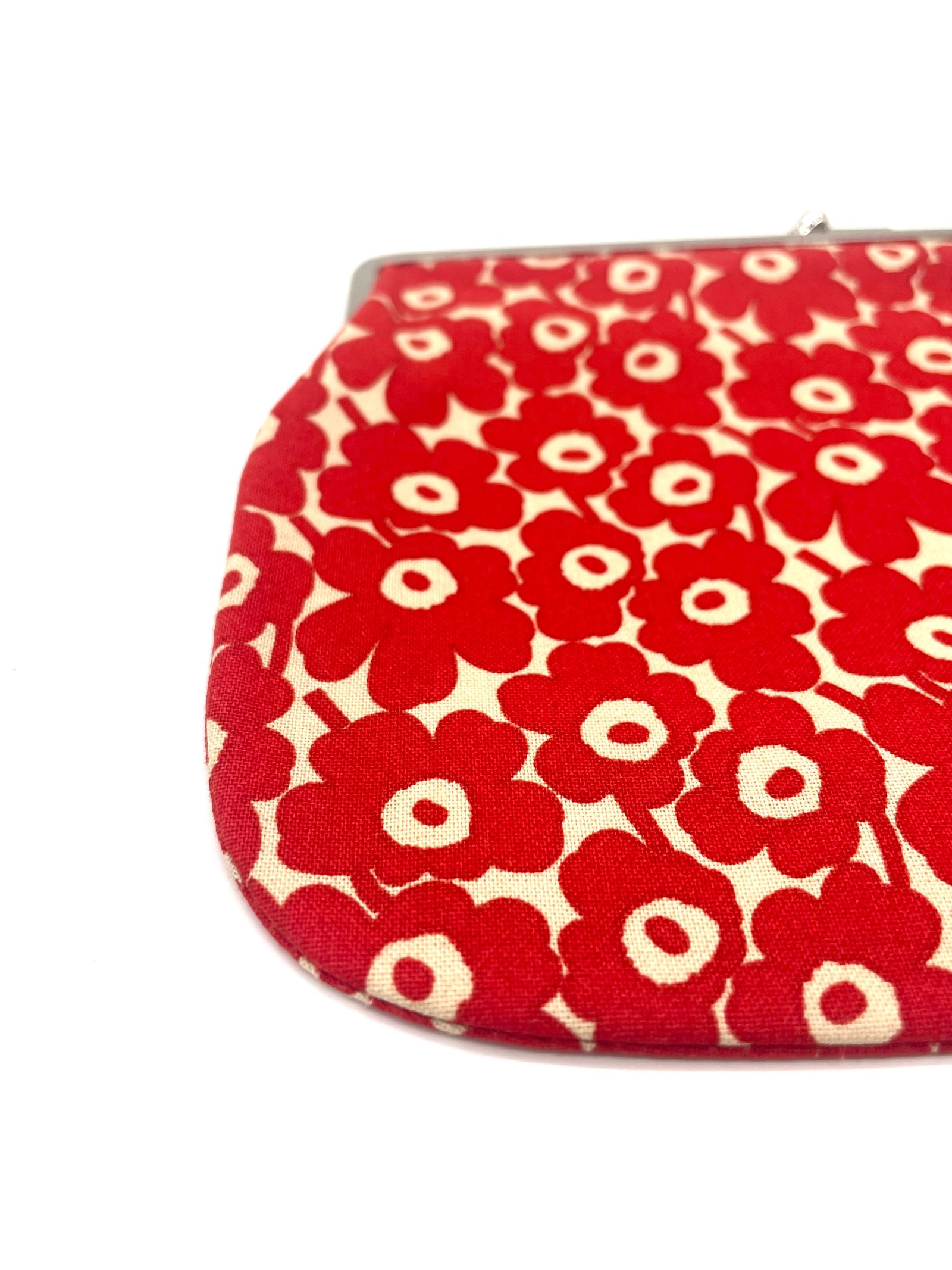 【2022AW】マリメッコ/ Puolikas Kukkaro Pieni Unikko ポーチ Pienii Kukkaro Mini Unikko がま口ポーチ | Maija Isola