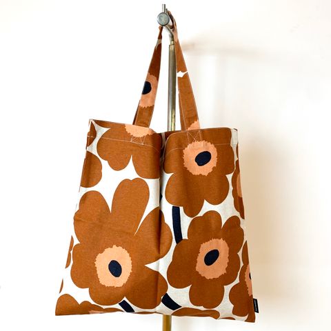 Unikko ファブリックバッグ 44x43cm