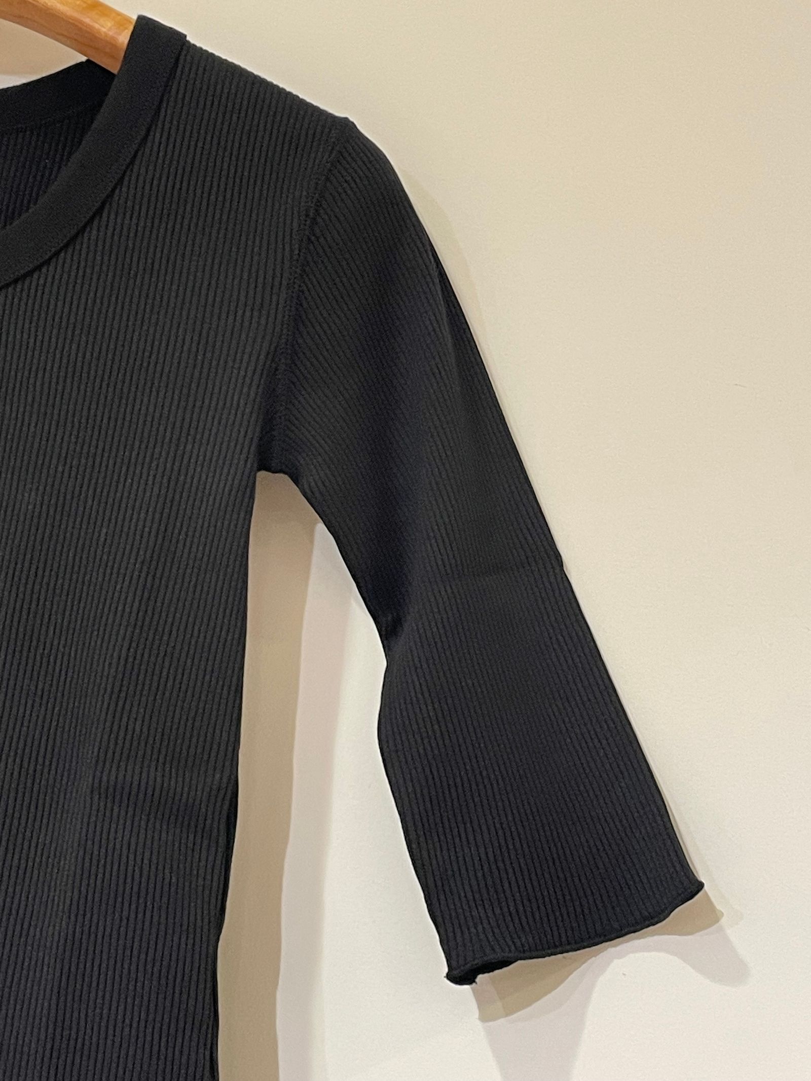 シャイニー リブジェシカ / リブカットソー / ブラック