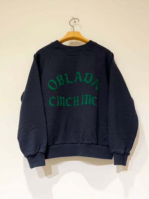 フロッキーロゴスウェット / ネイビー