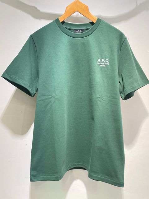 Standard Rue Madame Tシャツ / ワンポイント刺繍Tシャツ / グリーン