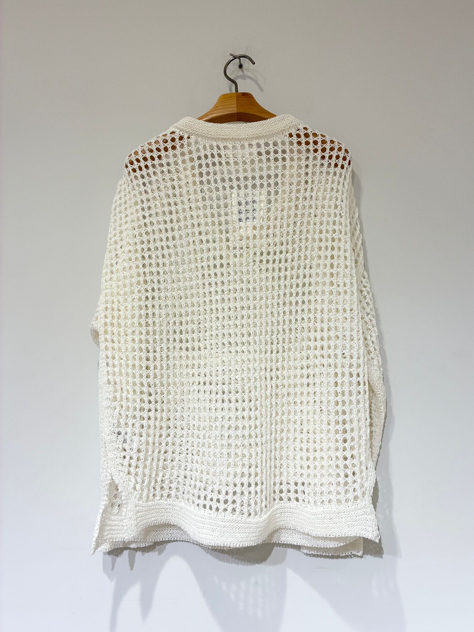 メッシュニットプルオーバー / オフホワイト