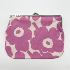 Puolikas Kukkaro Mini Unikko がま口ポーチ
