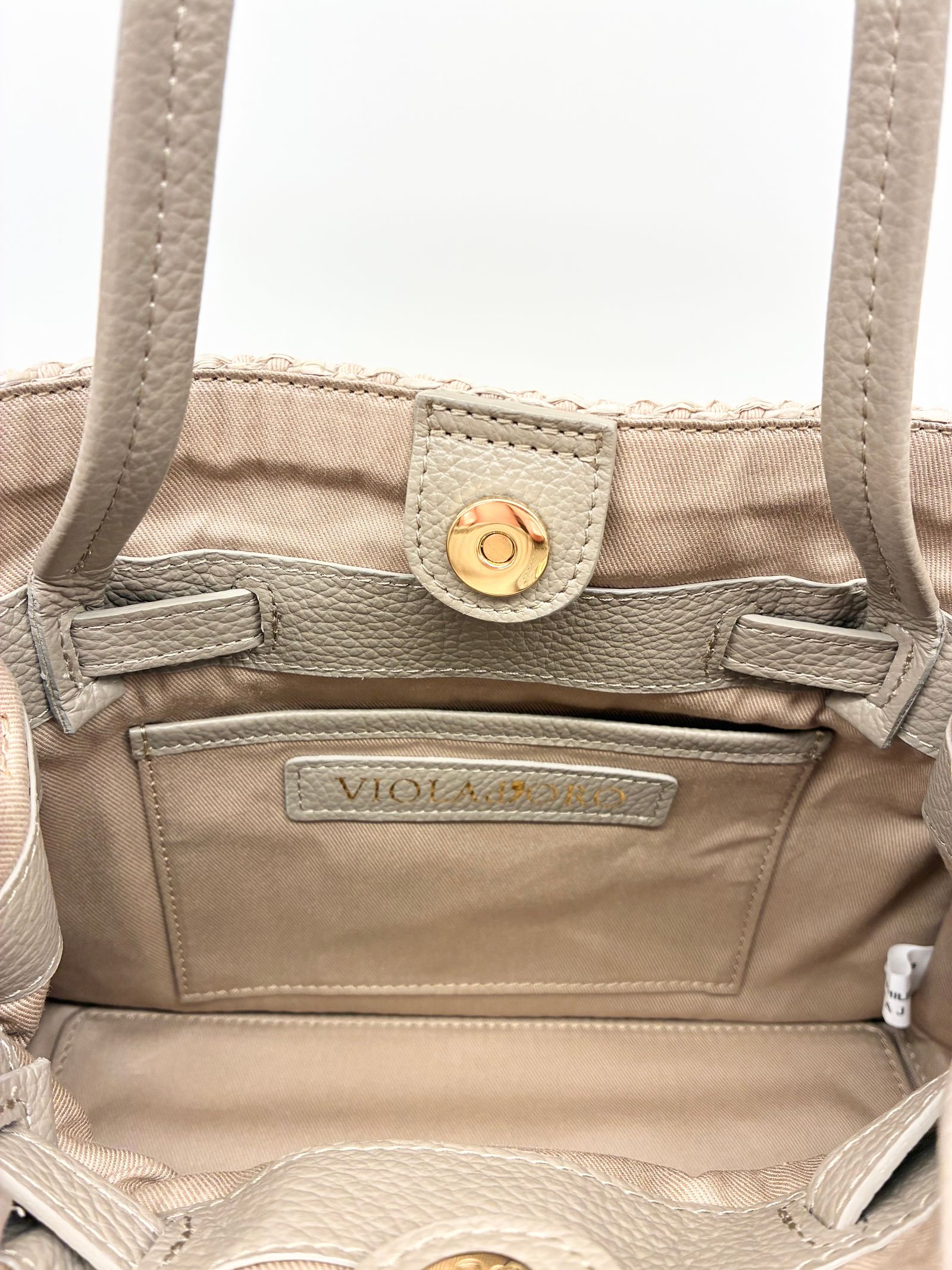 SANDRO / ベルト付きかごバッグ / ベージュ