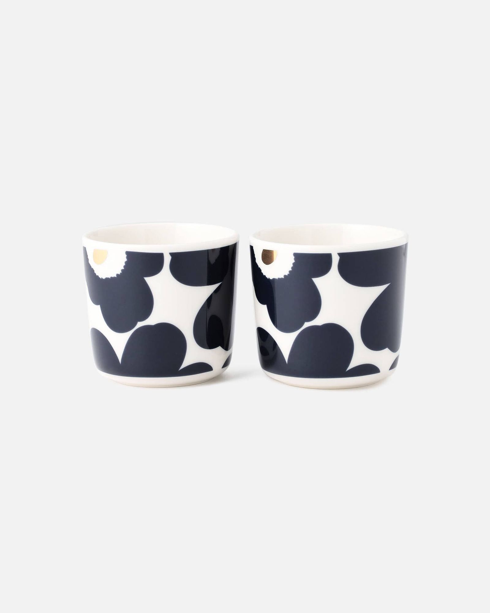 【日本限定】Unikko / コーヒーカップセット / ラテマグ / 湯飲み / ネイビー / ゴールド
