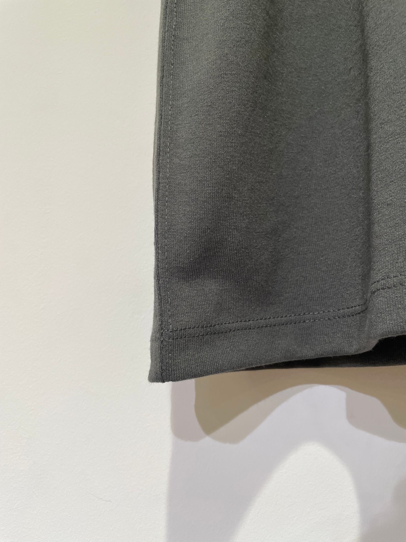 WOMEN'S SHORT SLEEVE POCKET T-SHIRT PLAIN / 半袖ポケットTシャツ / グレー