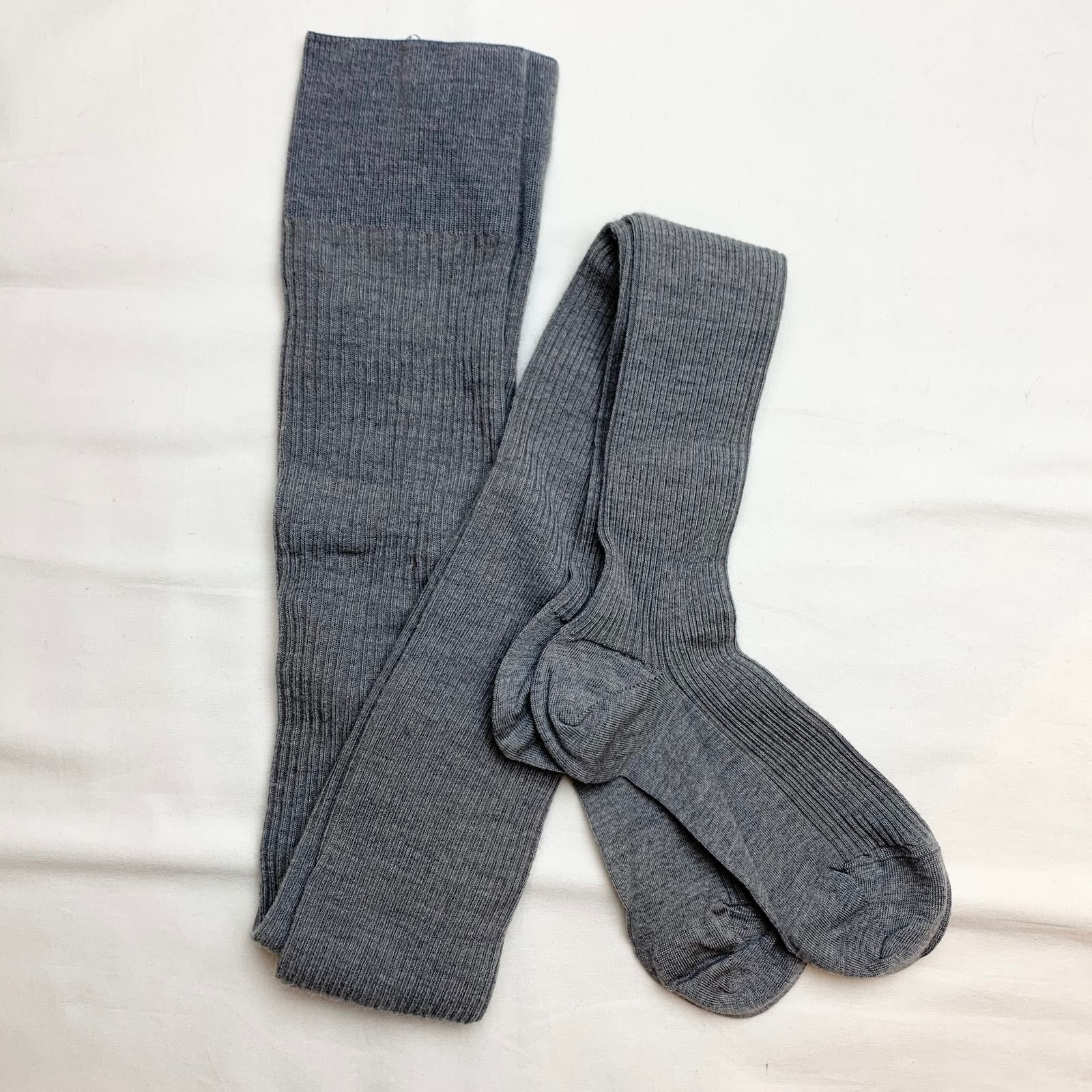 SOFTMERINO リブタイツ