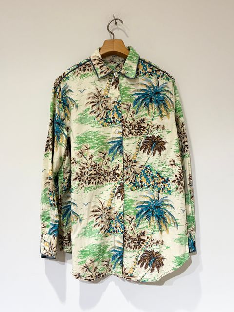 Printed Shirt / 柄シャツ / アイボリー