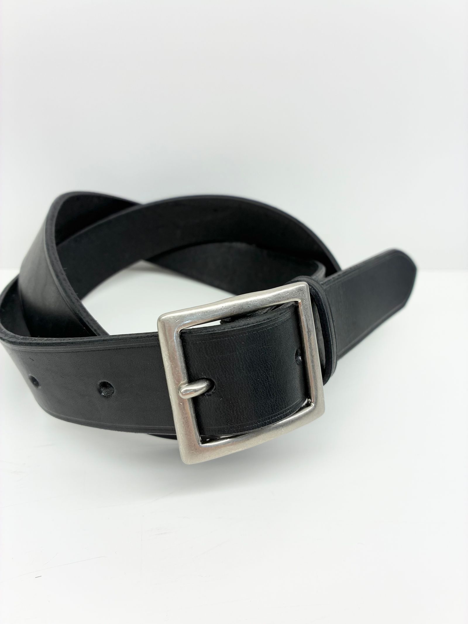 BEAUTY & YOUTH 30mm ギャリソン 姫路レザー ベルト ブラック oblada - GARRISON BELT MINI 30mm / レザーベルト / ブラック