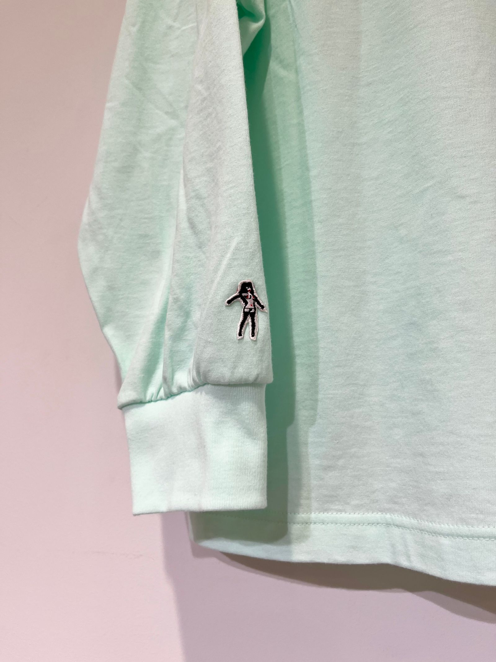 Oh Sherry / "New Day" L/S Tee / ロンT / ロングスリーブTシャツ / ミントグリーン