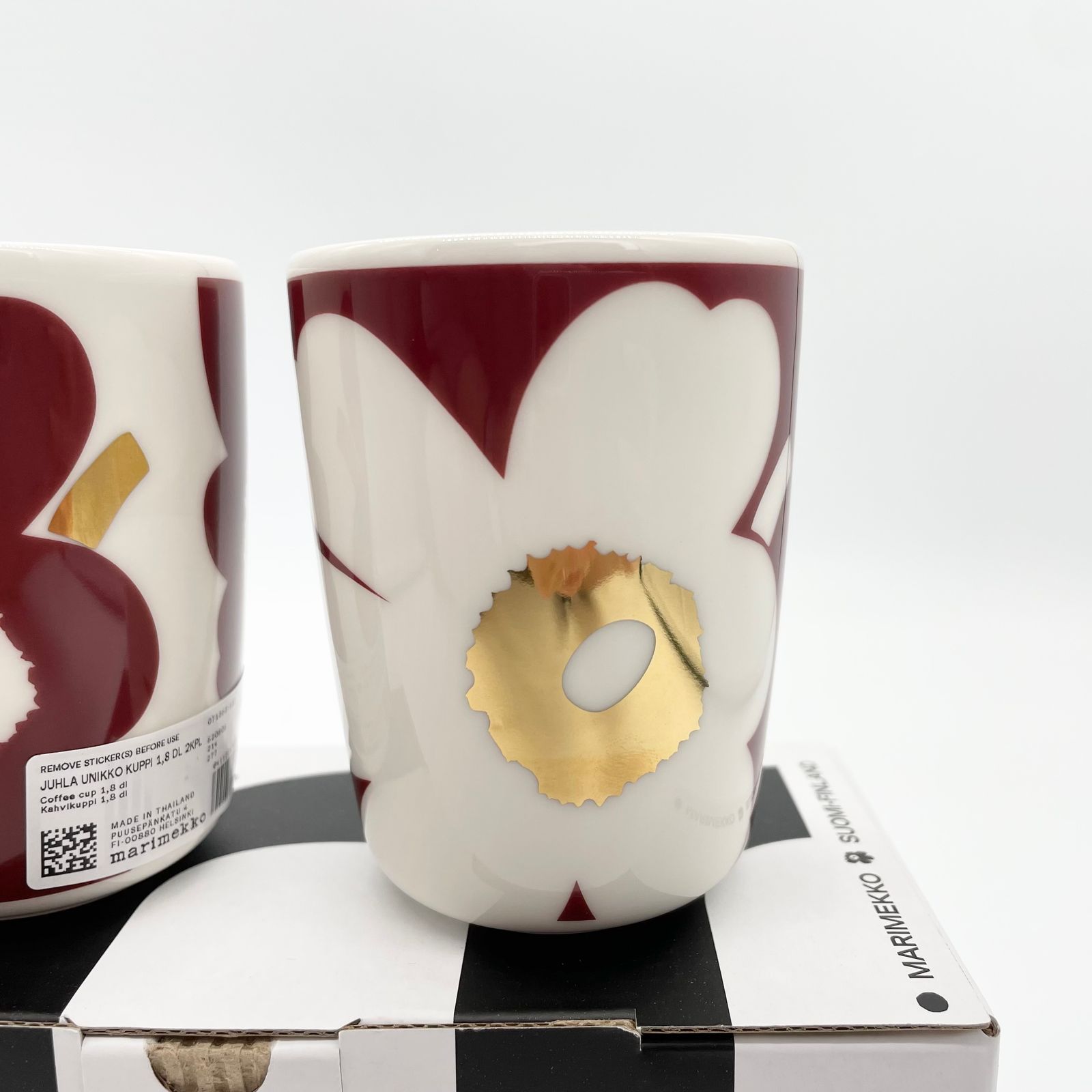 日本限定 Juhla Unikko カップセット(ハンドルなし)