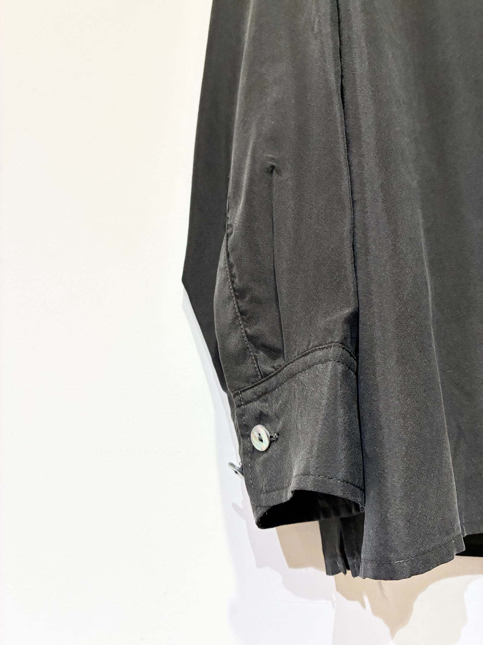 Silk Shirt / シルクシャツ / ブラック