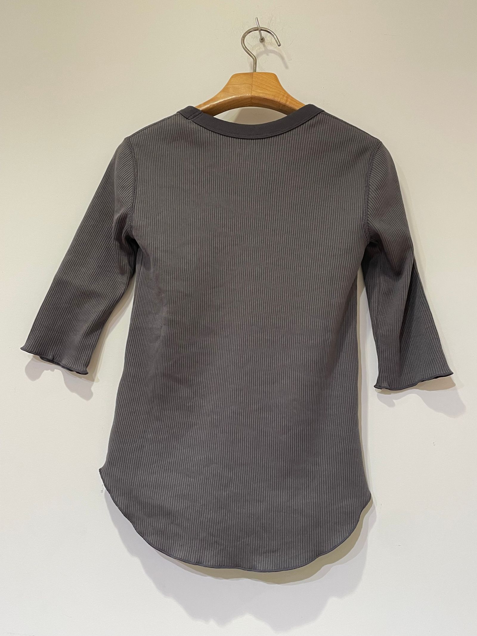 シャイニー リブジェシカ / リブカットソー / チャコールグレー